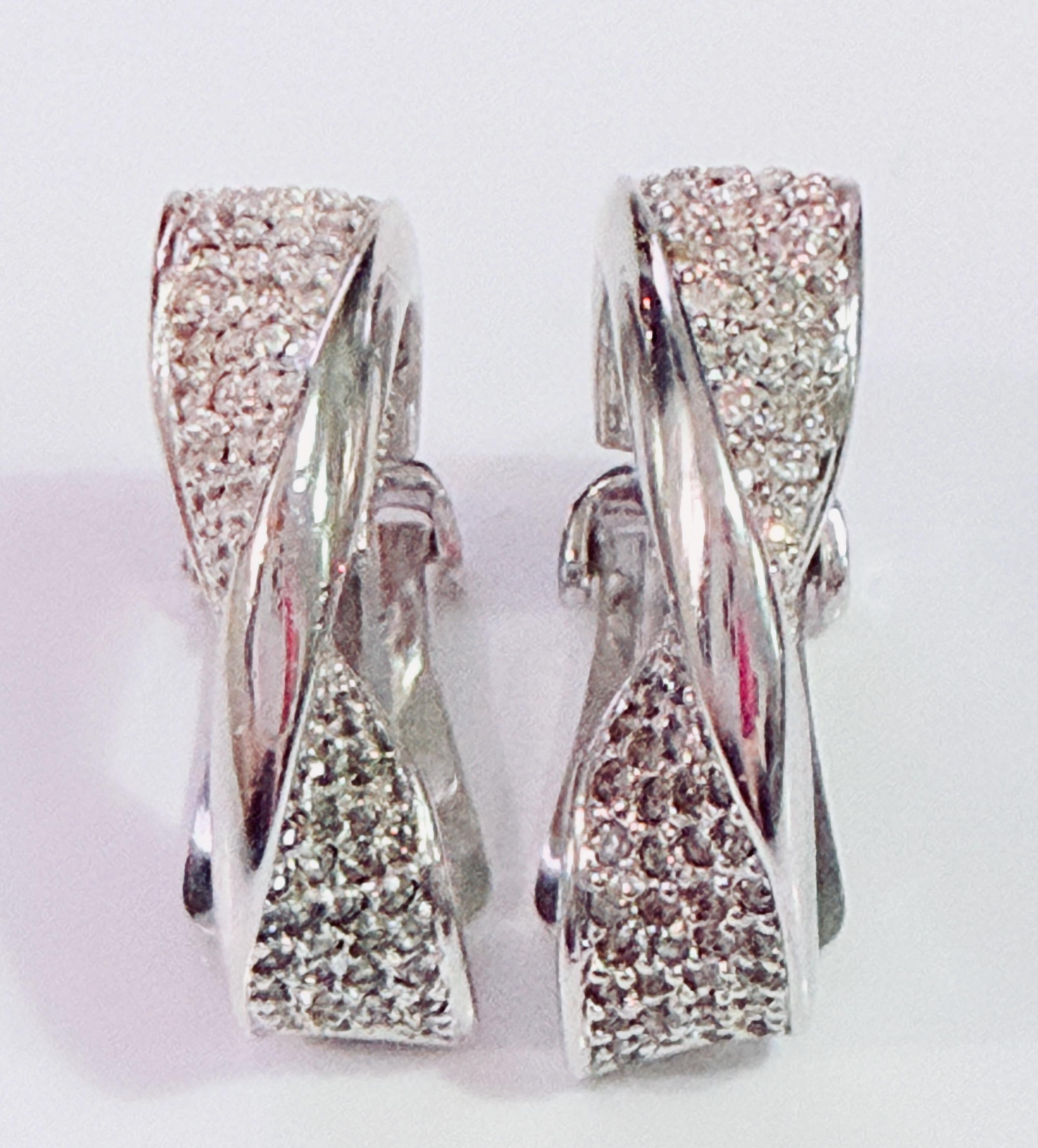 Boucles D'oreilles Vintage Anciennes à Clips - Réf 335 - Occasion