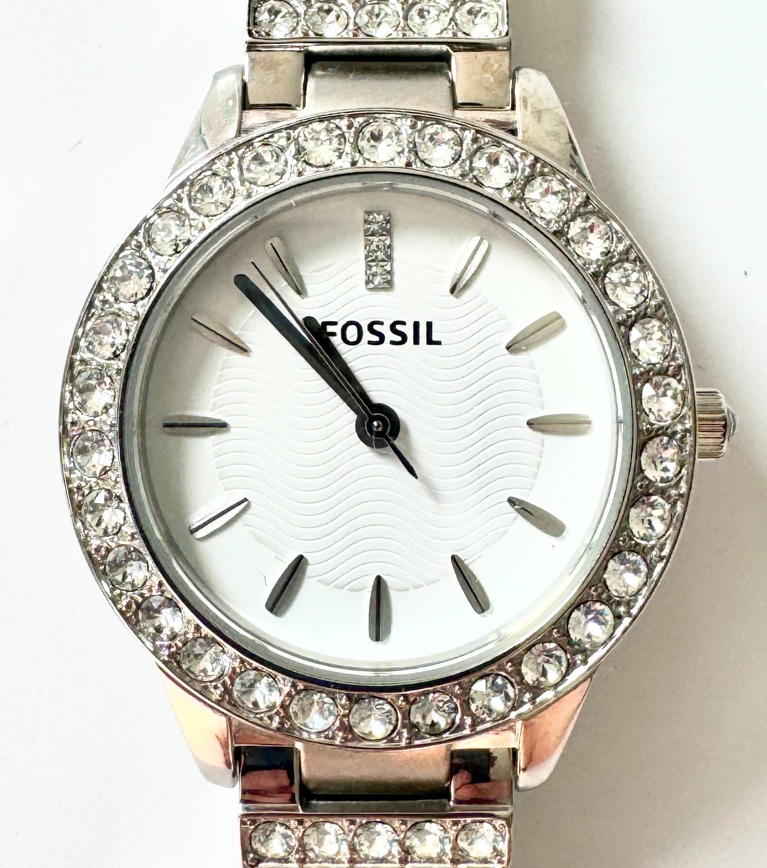 Women’s Fossil Jesse Watch White-Dial Glitz Dress Fossil Women main image 4