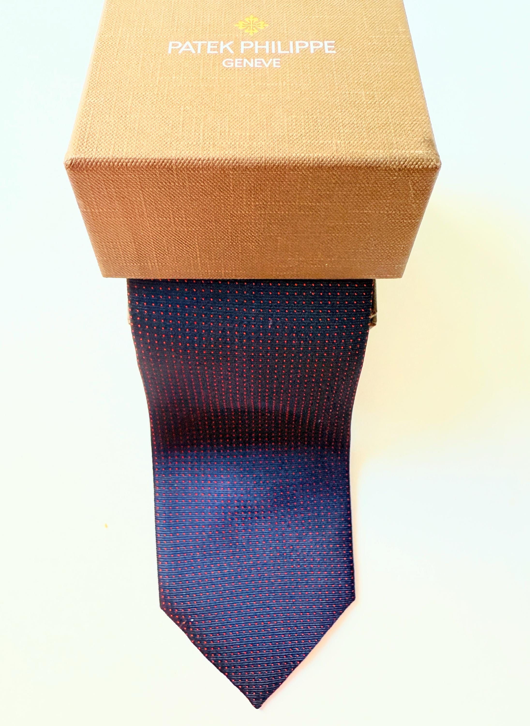 Gents New in Box Patek Philippe Silk Tie , 2018 Collection