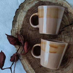 Set of two espresso cups, Ceramic Espresso Cup, Espresso Cup Set, Gift For Coffee Lovers, Coffee Cup, Housewarming Gift, Father&#39;s Day Gift