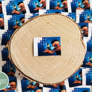 francobollo postale / set di 10 / francobolli d'epoca annullati / 70ct / Paesi Bassi / 1996 / Muppets / Bert & Ernie / decorazione regalo Sesame Street