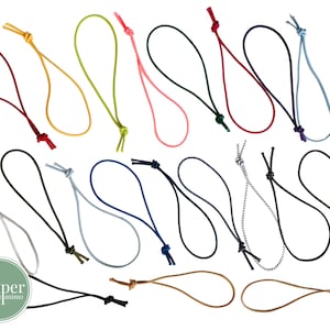 Elastico per taccuino da viaggio / 2 mm / elastici colorati per quaderni / chiusura per quaderni / set di riparazione / elastico per ciondolo planner