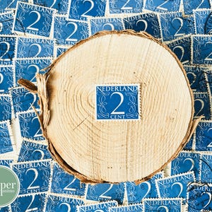 set o fascio di francobolli postali / blu / Paesi Bassi 2 centesimi / anni '40 / Paesi Bassi / francobolli numerati olandesi / francobolli postali d'epoca per collage