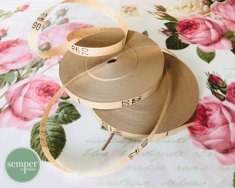 Vintage Paper Measuring Tape German Vintage Tape Fabric Etsy