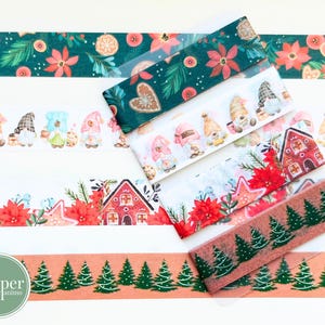 Washi-voorbeeldkaart | Leuke kerst | Kerstmis | Kerstvakantie | Kerstboom | Peperkoekhuisje | Kleine helpers | Kerstster