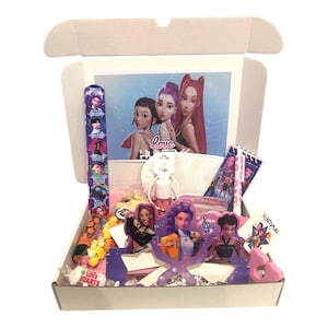 KPOP K-Pop Demon Hunters Gift box, Birthday, Huntrix, Anime Gift , Kpop FREE hair extensions image 1