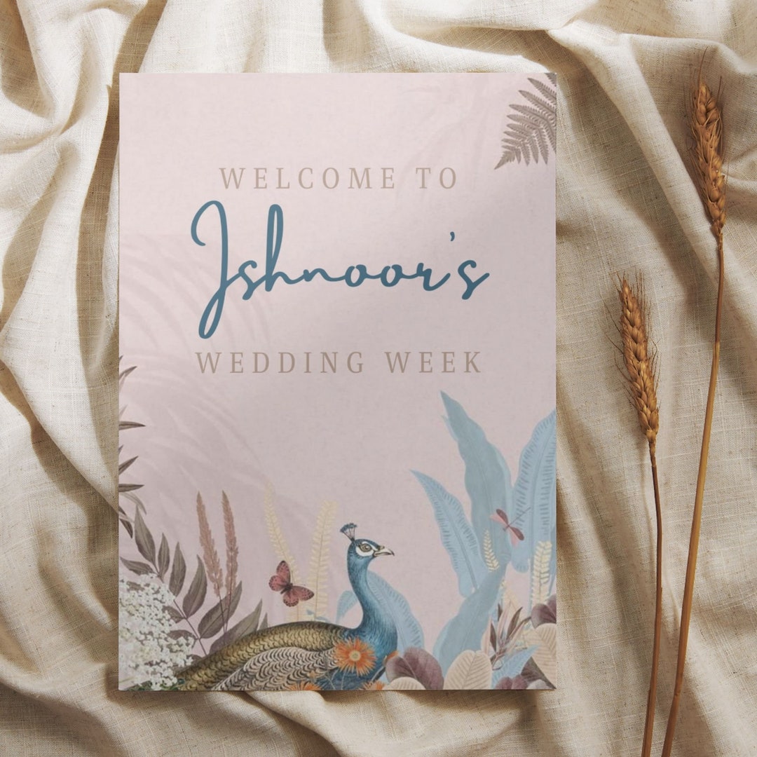 Cool Welcomesign Unique Welcome Signs Digital File Sangeet Mehndi - Etsy