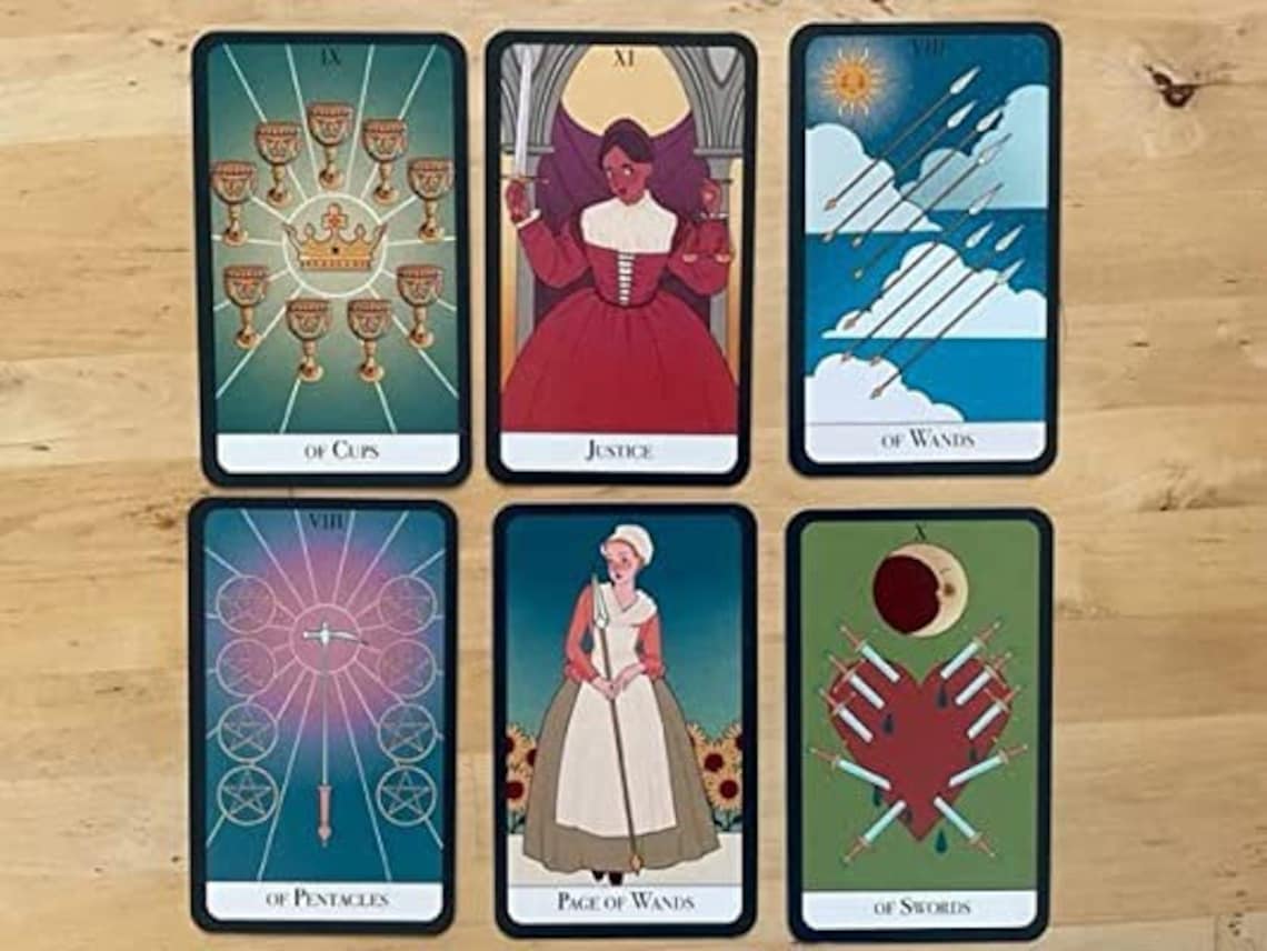 The Essential Tarot A 78 Card Deck With Guidebook modern Etsy