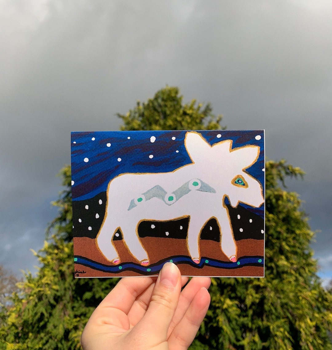 Greeting Cards Set of 5 or 10 spirit Moose Etsy