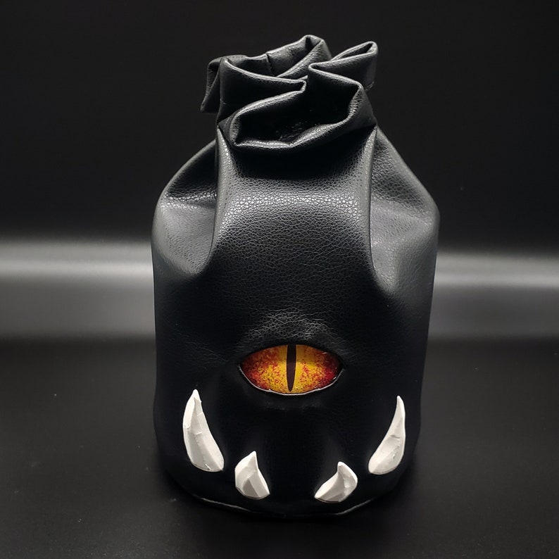 1 BLACK Mimic Dnd Dice Bag Etsy