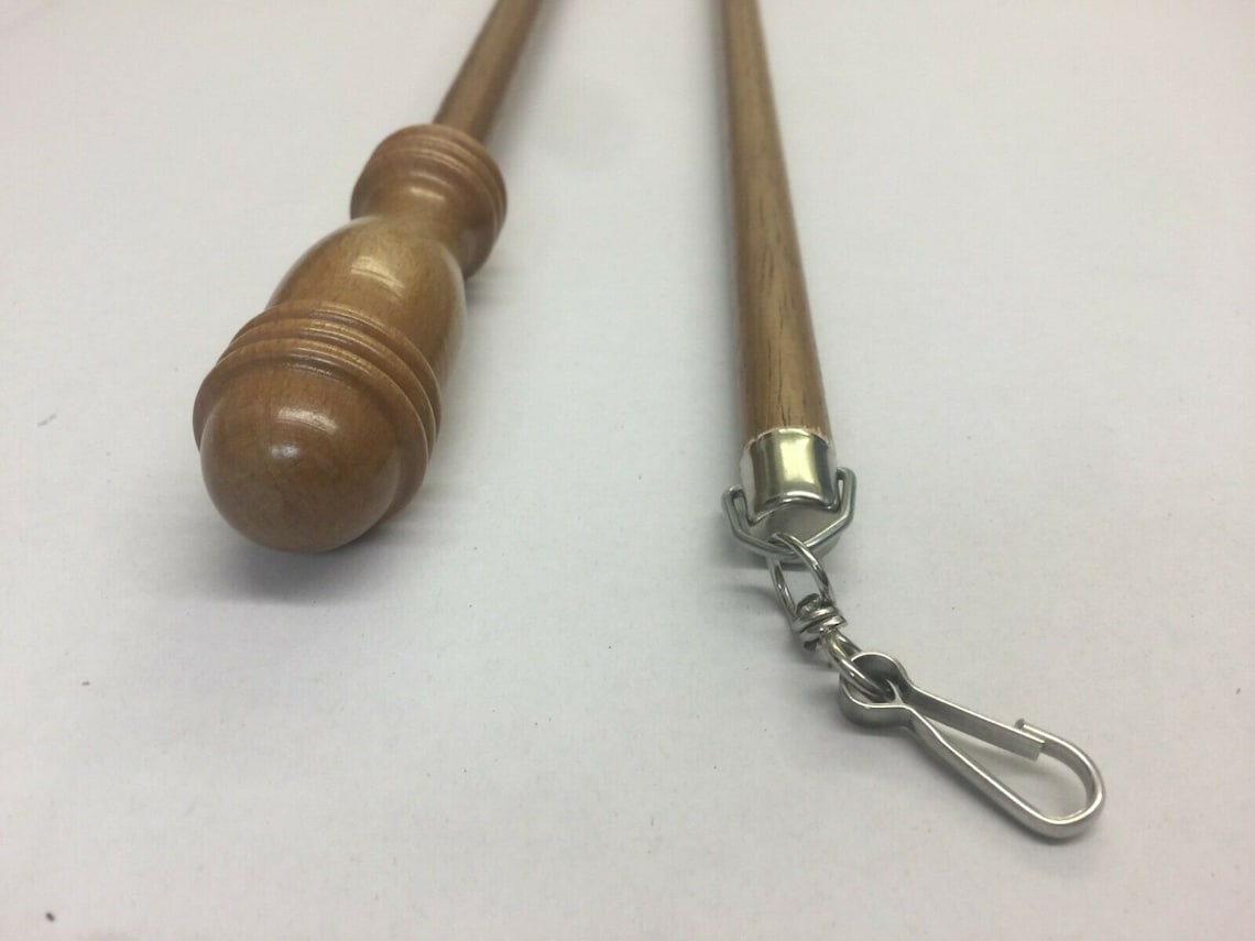 Real Solid Wooden Curtain Draw / Pull Rods TWO SIZES 75cm & Etsy UK