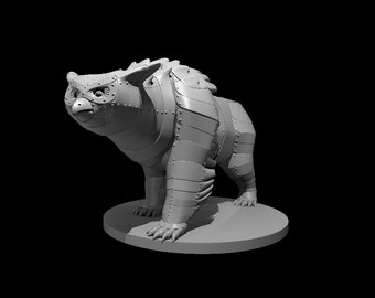 Owlbear 2 Options, Clockwork & All-Fours, Tabletop Role Playing Game Miniature, Dungeons and Dragons, Pathfinder