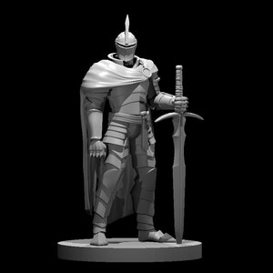 Adventurer - Fighter, 10 Options. Tabletop Role Playing Game Miniatures, Dungeons and Dragons, Pathfinder, DND