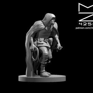 Adventurer - Rogue, 8 Options. Tabletop Role Playing Game Miniatures, Dungeons and Dragons, Pathfinder, DND