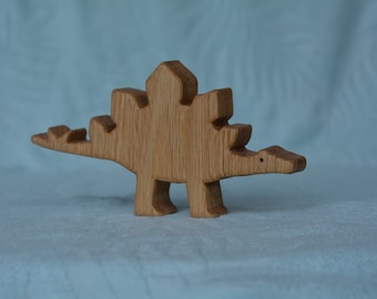 Stegosaurus Wooden Dinosaurs, Fine Motor Skills, Animal Waldorf Wooden Toys, Gift For Dinosaur Fan, Eco Friendly, Educational Toy, Toddler