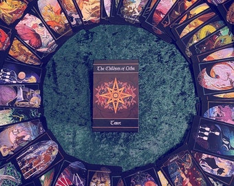 The Children of Litha Tarot (Black Edition) by Xia Hunt