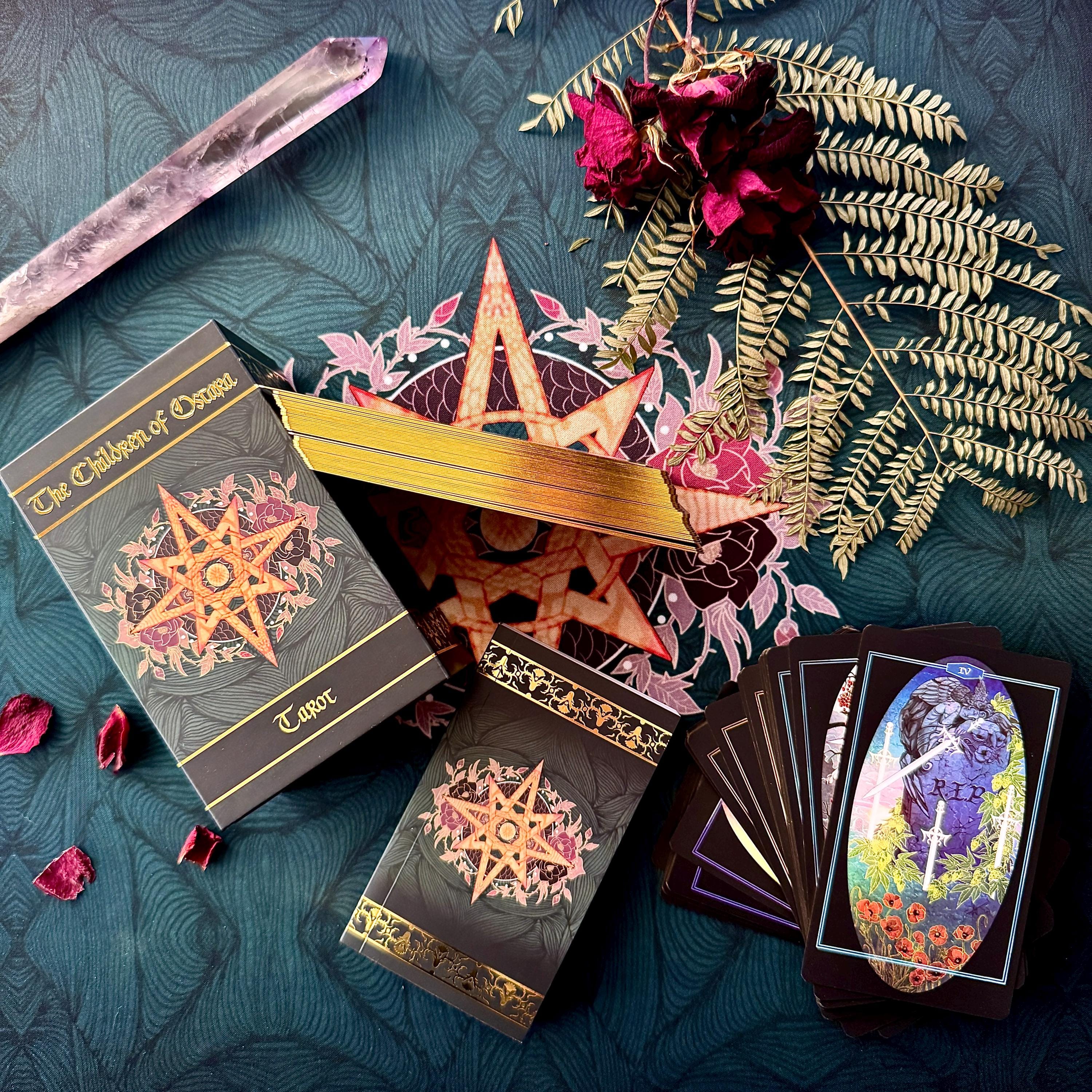 The Children of Ostara Tarot (LIMITED GOLD EDITION) by Xia Hunt - Etsy