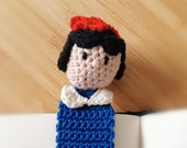 Snow White Crochet Bookmark / Fairy Tale / Magic Bookmark / Gift for the Book Fan