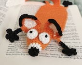 Crushed fox bookmark / reading guide / bookmark