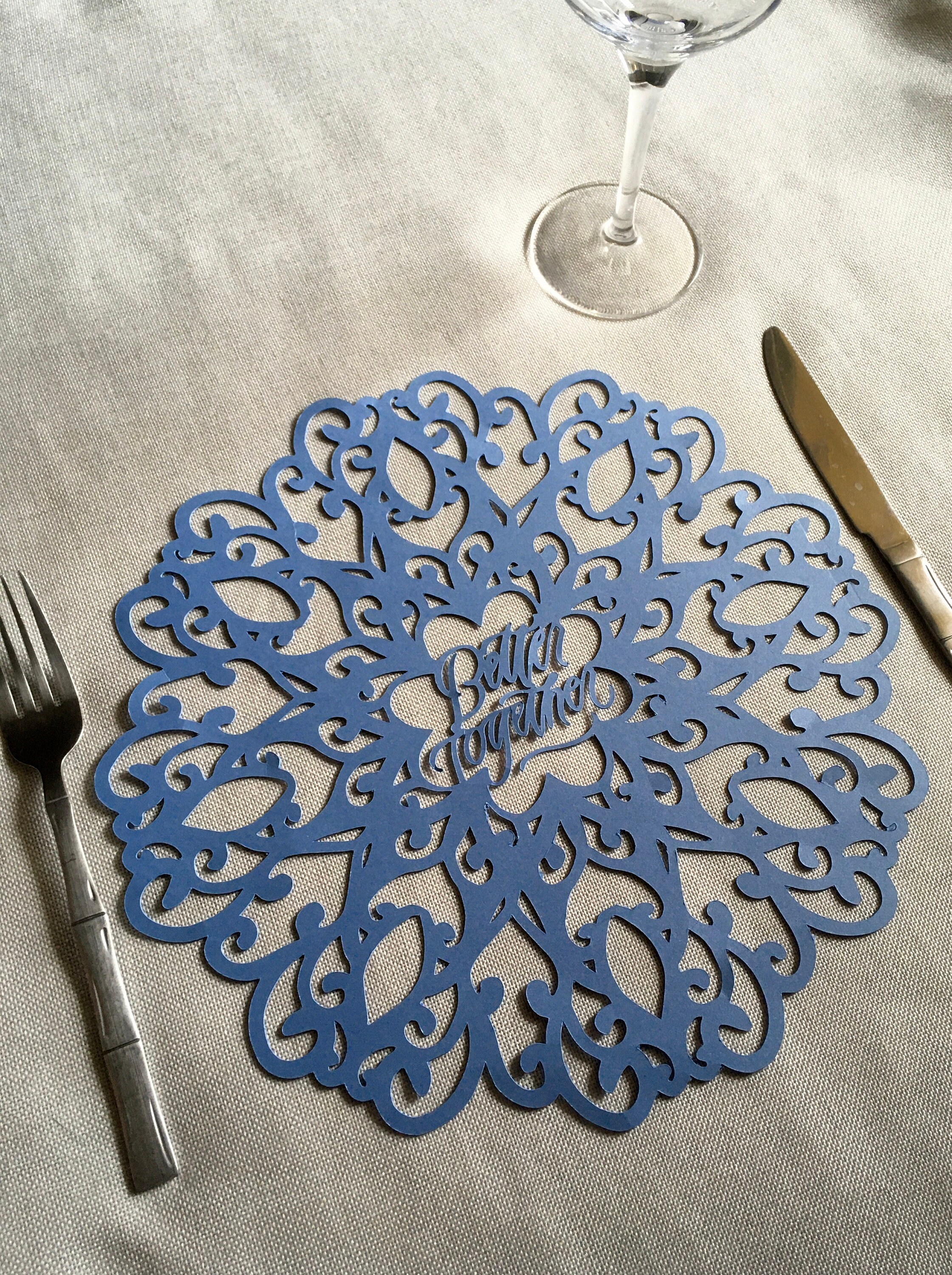 Custom Doily Placemat Charger Plate Set of 8 Etsy