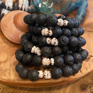 Black Lava Braclets
