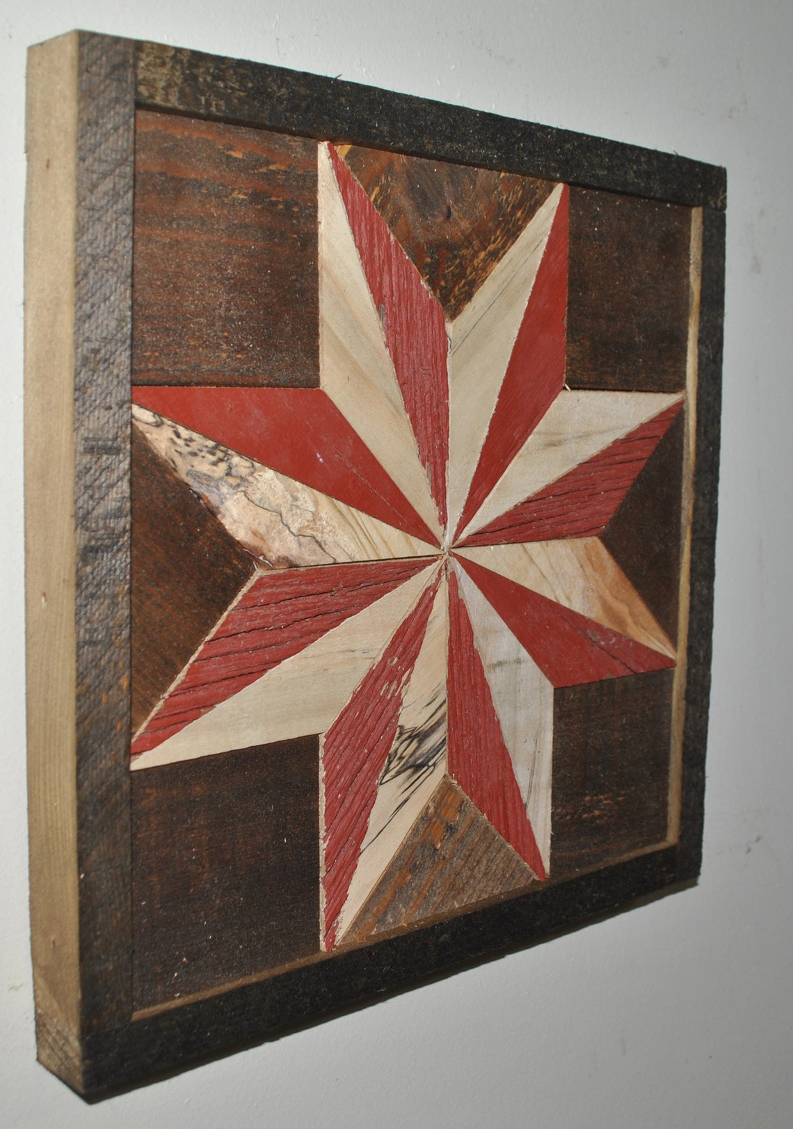 Amish Barn Quilt Wall Art 10.5 x 10.5 | Etsy