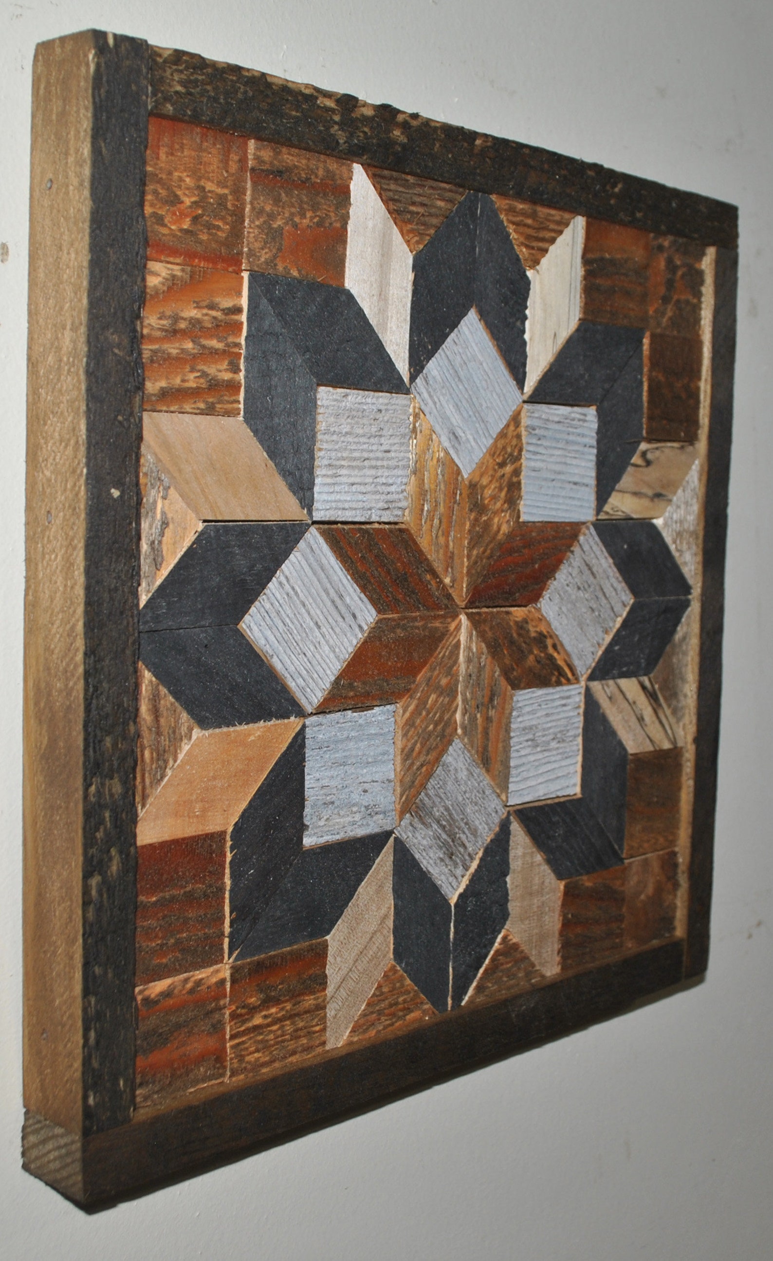 Amish Barn Quilt Wall Art 10.5 x 10.5 | Etsy