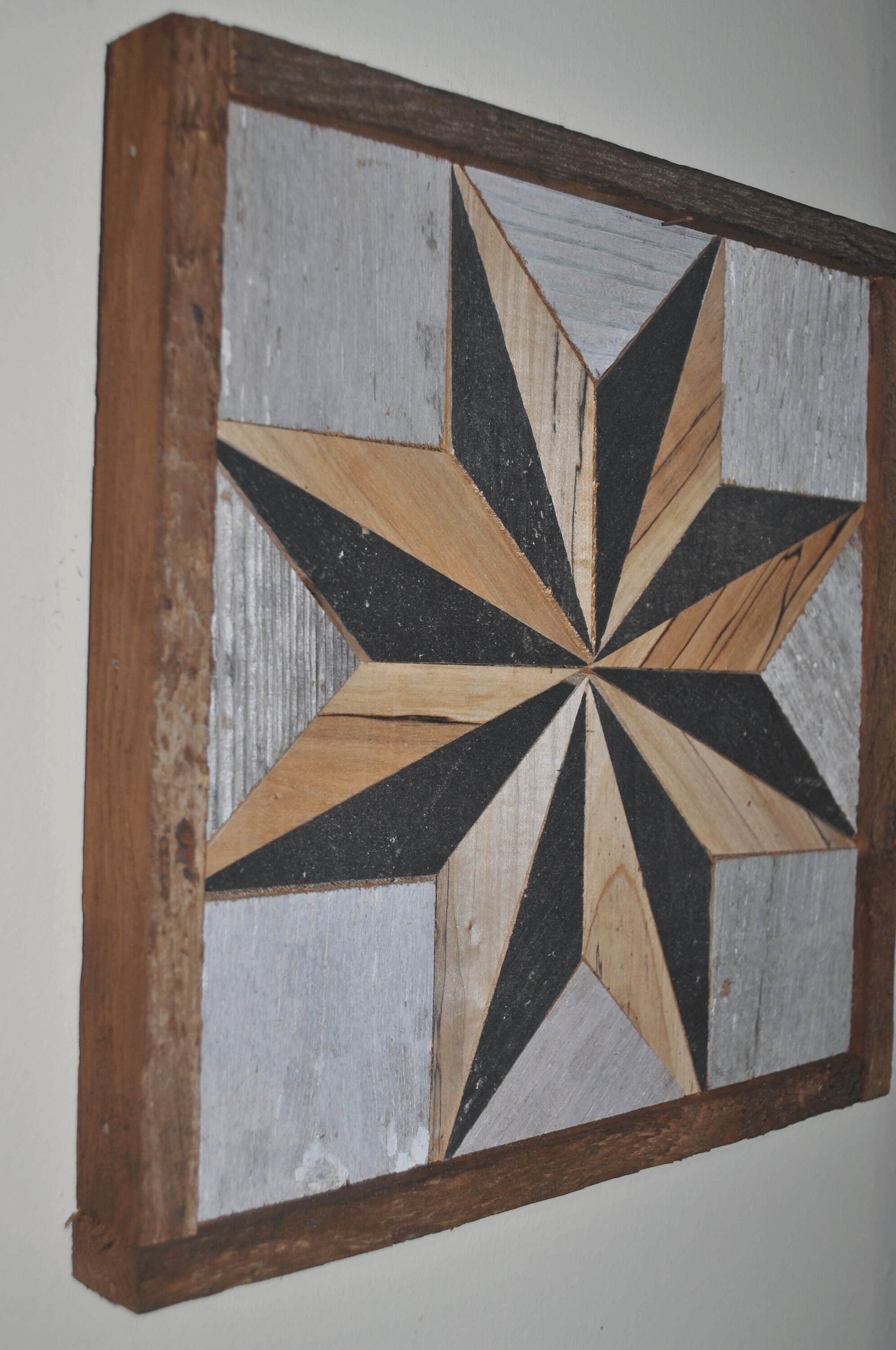 Amish Barn Quilt Wall Art 10.5 x 10.5 Etsy