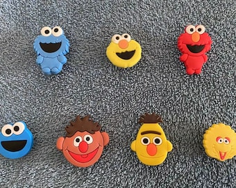 cookie monster croc charm