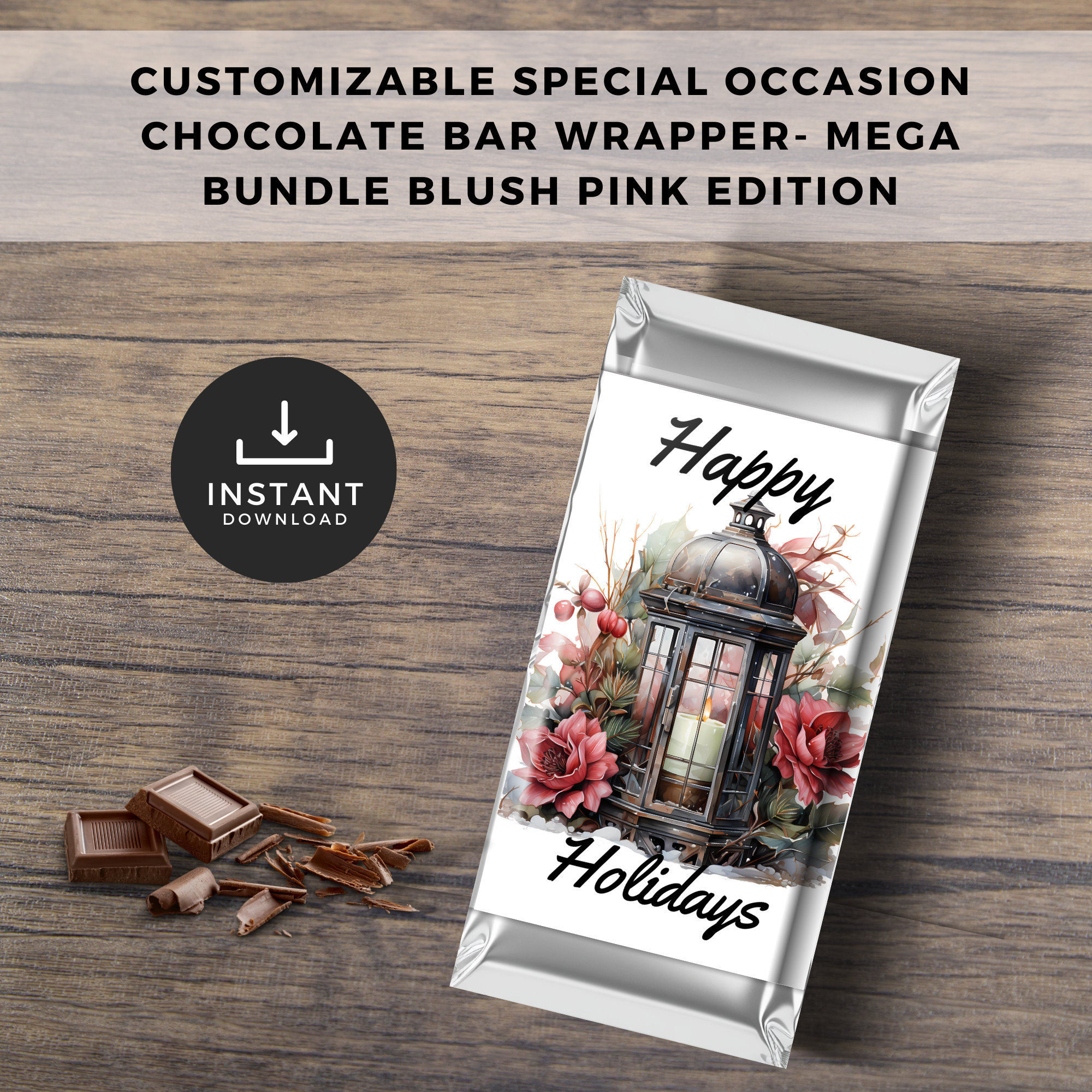 Customizable Chocolate Bar Wrapper, Special Occasion Party Favor ...