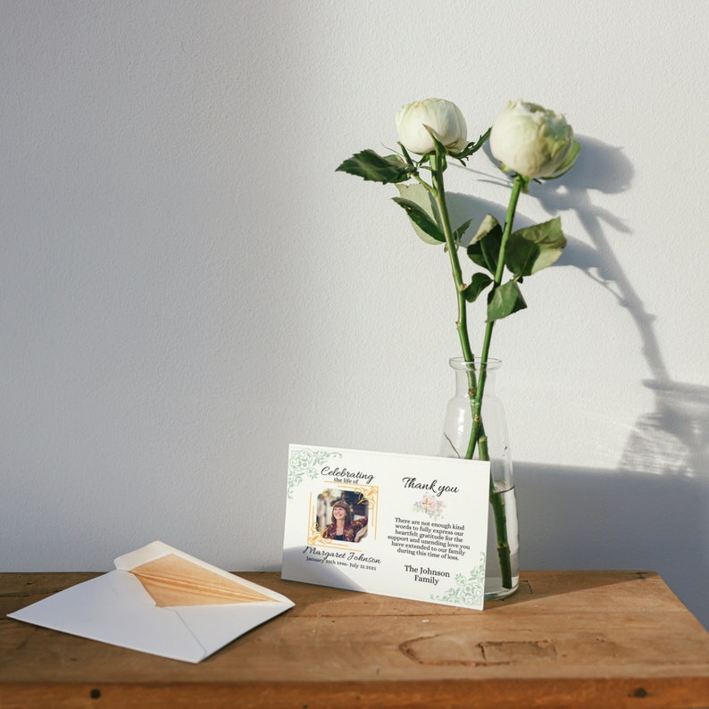 Tarjeta Conmemorativa Para La Tumba – "En Amorosa Memoria De Una Madre Especial" – Verso Rosa