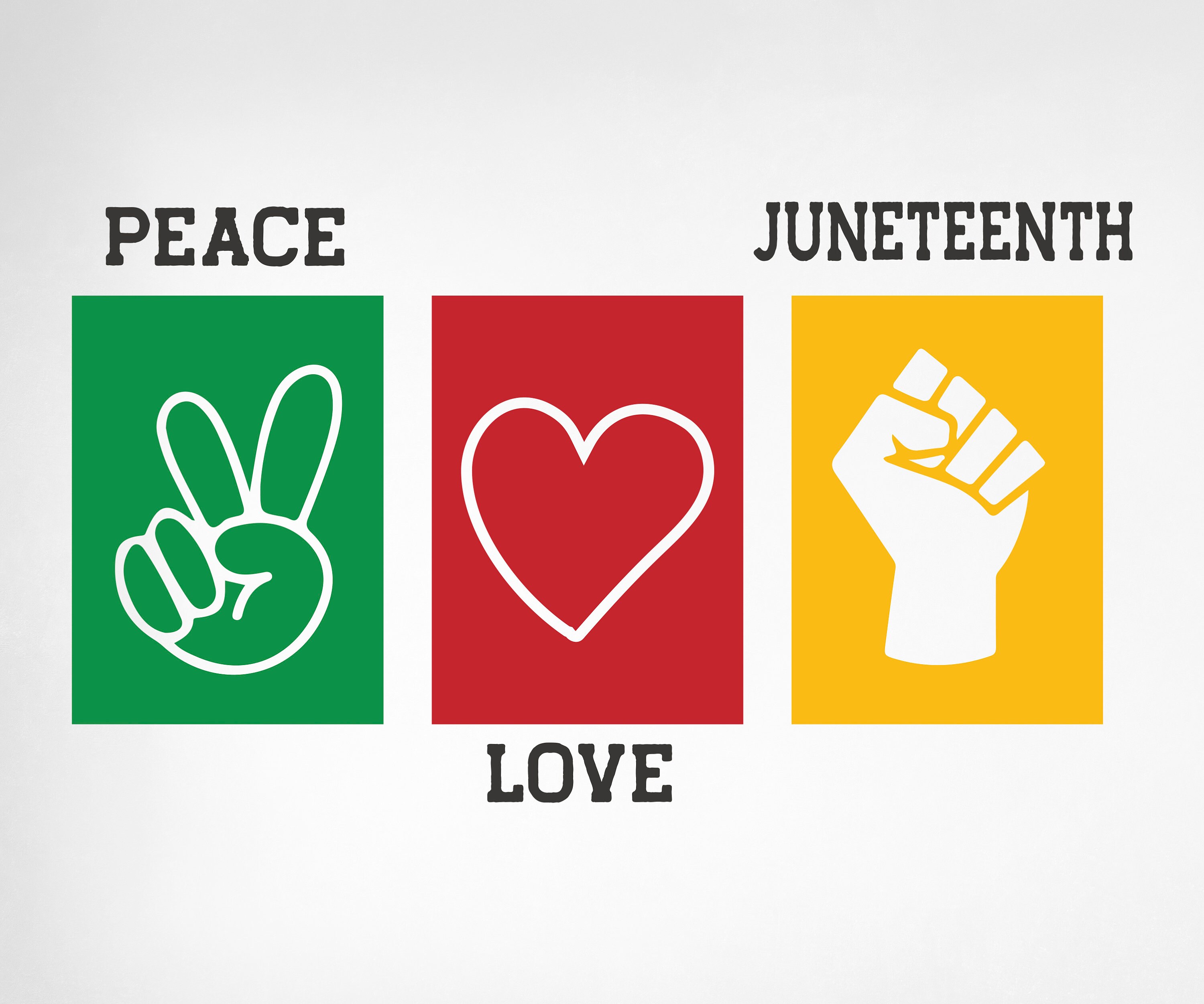 Free Free 80 Juneteenth Celebration Peace Love Juneteenth Svg SVG PNG EPS DXF File