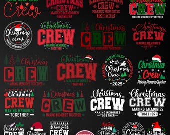 Christmas Crew Making Memories Together Svg, Christmas Crew Svg Bundle, Christmas Svg Bundle, Family Christmas 2026 Svg, Png, Dxf, Cricut