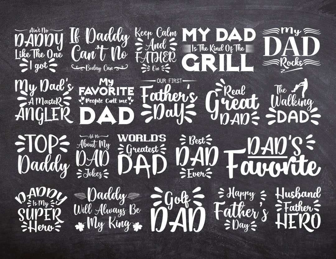 Fathers Day Bundle Svg, Dad Svg Bundle, Dad Svg, Father’s Day Svg ...