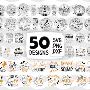 Farmhouse Halloween SVG Bundle, Halloween Svg, Vintage Halloween Svg, Old Halloween Svg, Happy Halloween Svg, Fall, Ghost Png, Pumpkin Svg
