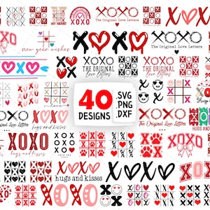 Valentijnsdag Svg-bundel, Valentijnsdag Svg, Tic Tac Toe Svg, XOXO Svg, hart Svg, Love Svg, Love Xoxo Svg, Be Mine Svg, Valentine Svg, png