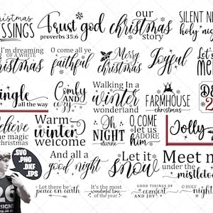 Farmhouse Christmas SVG Bundle: Rustic Sign & Decor Designs (Digital Download)