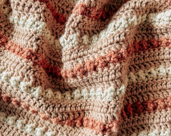Easy Baby Blanket Crochet Pattern for Beginners, Simple Crochet Baby Blanket Pattern, Crochet Pattern PDF, Crochet Baby Gift Pattern