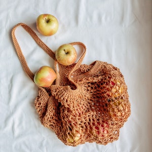Easy Shopping Bag Knitting Pattern, Simple Knit Market Bag, Summer Tote Bag Knitting Pattern, Beginner Lace Knit Pattern, Knit Net Bag