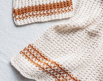 Dishcloth Knitting Pattern, Easy Kitchen Towel Knitting Pattern for Beginners, Cottagecore Kitchen Decor, Minimalist Dish Towel Pattern