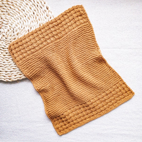 Beginner Kitchen Towel Knitting Pattern, Easy Knit Project, DIY Kitchen Decor, Knit Hostess Gift Idea, Simple Knit Dishcloth Pattern