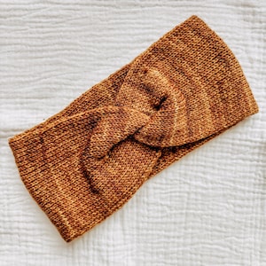 Classic Simple Headband Knitting Pattern, Minimalist Knit Twist Headband, Beginner Knit Ear Warmer, Headband Pattern for Beginners