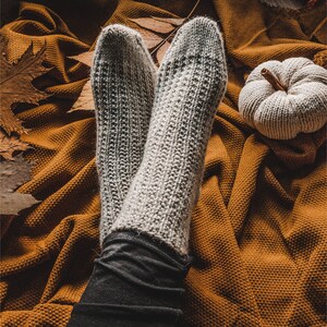 Knitting Gift Beginner Knitter Gift Learn to Knit Socks Cozy Socks Pattern Digital Knitting Pattern PDF Sock Pattern Video Tutorial Knitting Handmade Gift Pattern