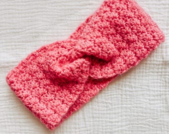 Patrón de diadema de crochet, patrón de diadema de crochet con giro acogedor, patrón de diadema de crochet fácil para principiantes, proyecto de crochet fácil para regalo