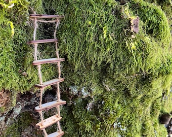 Escalera de hadas - Escalera de cuerdas - Accesorio de jardín