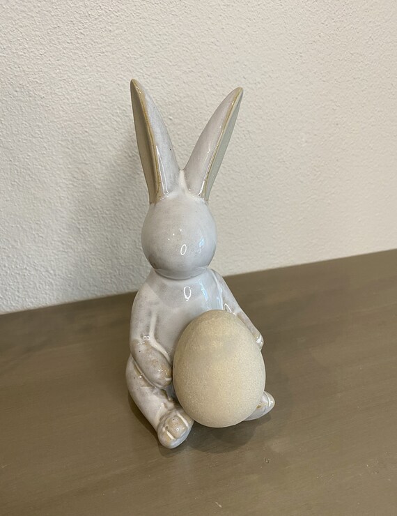 Uovo di Pasqua in Ceramica bianco piccolo - Palais Royal