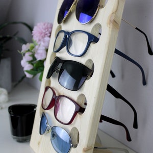 Glasses holder glasses frame wood storage glasses sunglasses jewelry accessories decoration