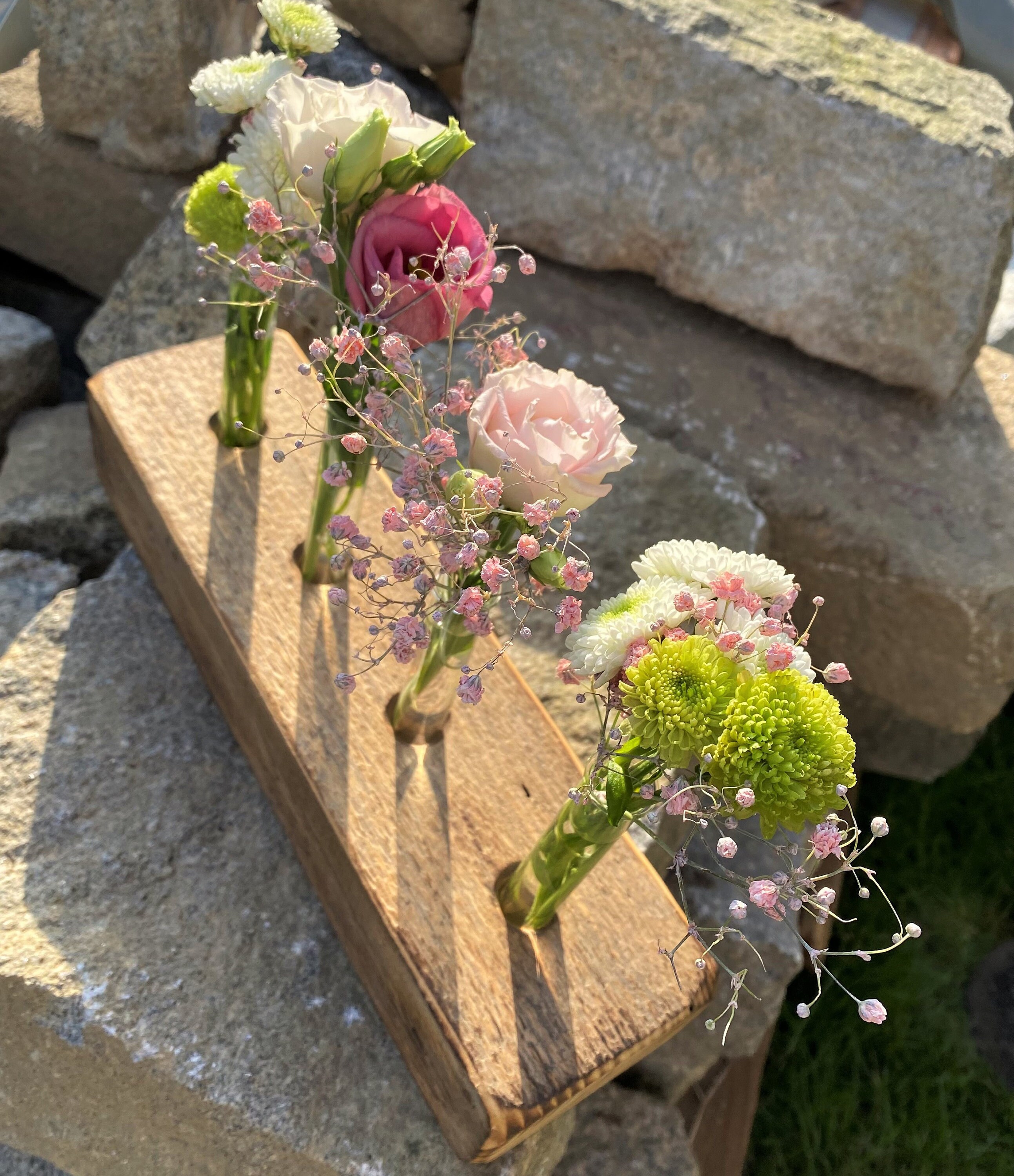 Cabilock Geflochtene Blumenvase Im Japanischen Stil – Glas Mit Grasgeflecht, Für Getrocknete Blumen Und Deko