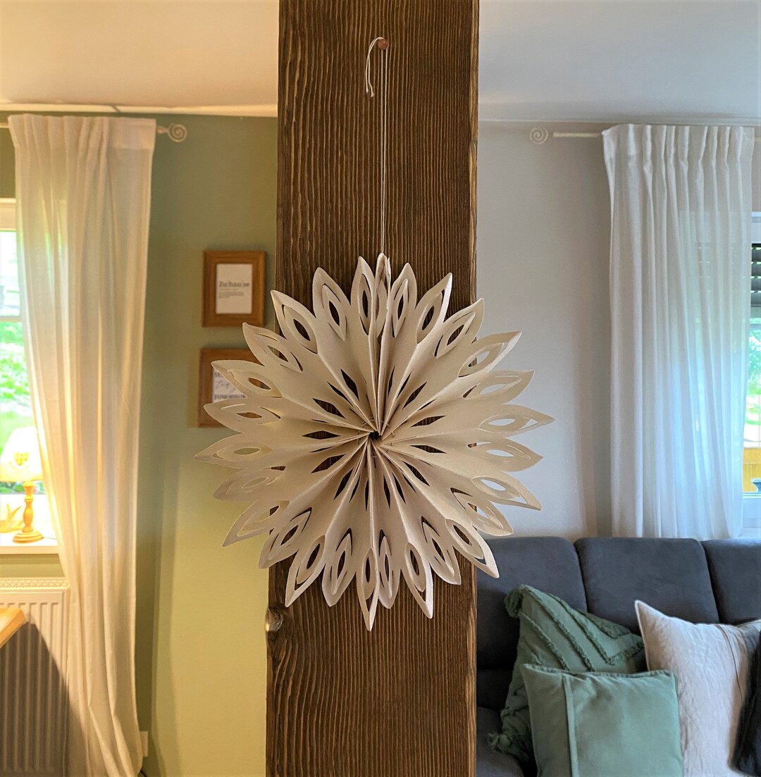 Papierstern Stern Weihnachten Advent Weihnachtsstern Glitzer Etsy.de