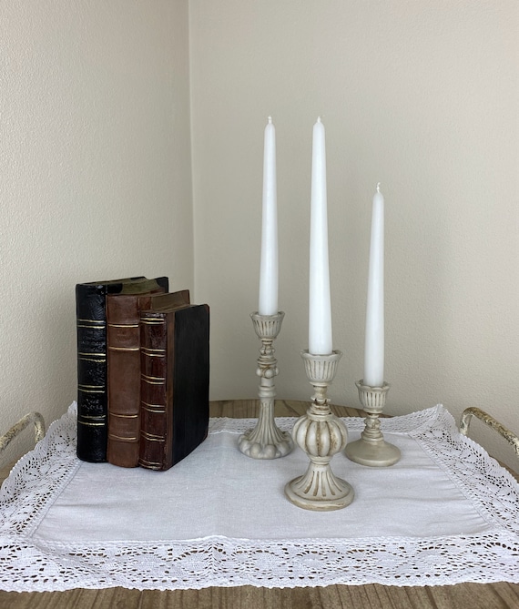 Kerzenständer Kerzenhalter Set Antik Vintage Shabby Landhaus Deko
